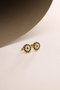 Heliophilia Silver Pendientes Plata de Ley 925 Baño Oro Dorados y Azul Oscuro NRZ999858 Elegantes